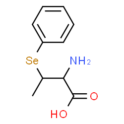 ChemSpider 2D Image | 2-Amino-3-(phenylselanyl)butanoic acid | C10H13NO2Se