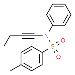 ChemSpider 2D Image | N-Butynyl tosylaniline | C17H17NO2S