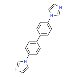 ChemSpider 2D Image | 4,4′-bis(1-imidazolyl)biphenyl | C18H14N4