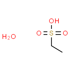 ChemSpider 2D Image | ethanesulfonic acid hydrate | C2H8O4S