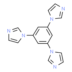 ChemSpider 2D Image | 1,3,5-tris(1-imidazolyl)benzene | C15H12N6