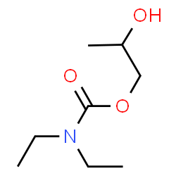 ChemSpider 2D Image | 2-Hydroxypropyl diethylcarbamate | C8H17NO3