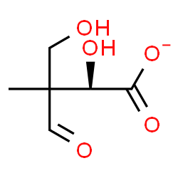 ChemSpider 2D Image | ketopantoate | C6H9O5