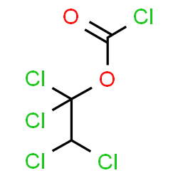 ChemSpider 2D Image | tetrachloroethyl chloroformate | C3HCl5O2