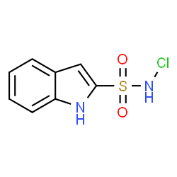 ChemSpider 2D Image | N-chloro-1H-indole-2-sulfonamide | C8H7ClN2O2S
