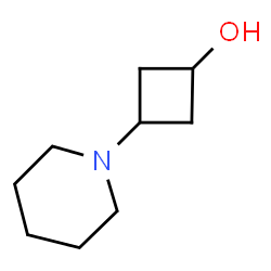 ChemSpider 2D Image | 3-(1-Piperidinyl)cyclobutanol | C9H17NO
