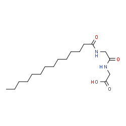 ChemSpider 2D Image | N-Tetradecanoylglycylglycine | C18H34N2O4
