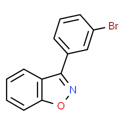 ChemSpider 2D Image | 3-(3-Bromophenyl)-1,2-benzoxazole | C13H8BrNO