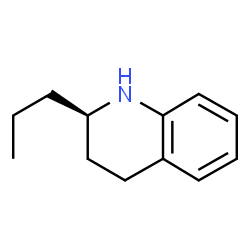 ChemSpider 2D Image | (2R)-2-Propyl-1,2,3,4-tetrahydroquinoline | C12H17N
