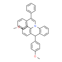 ChemSpider 2D Image | 10-(2,2-Diphenylvinyl)-3-methoxy-9-(4-methoxyphenyl)-9,10-dihydroacridine | C35H29NO2
