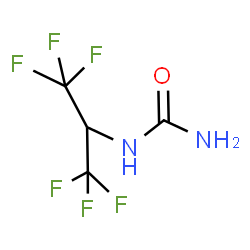 ChemSpider 2D Image | 1-(1,1,1,3,3,3-Hexafluoro-2-propanyl)urea | C4H4F6N2O