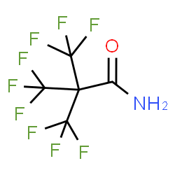 ChemSpider 2D Image | 3,3,3-Trifluoro-2,2-bis(trifluoromethyl)propanamide | C5H2F9NO