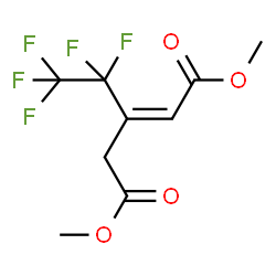 ChemSpider 2D Image | Dimethyl (2Z)-3-(pentafluoroethyl)-2-pentenedioate | C9H9F5O4