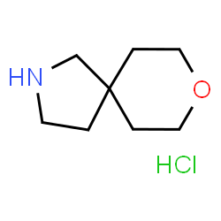 ChemSpider 2D Image | 8-oxa-2-azaspiro[4.5]decane hydrochloride | C8H16ClNO