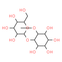 ChemSpider 2D Image | 2,3,4,5-Tetrahydroxy-6-methoxycyclohexyl hexopyranoside | C13H24O11