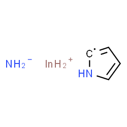 ChemSpider 2D Image | azanide; indium(1+); 1H-pyrrole | C4H6InN2