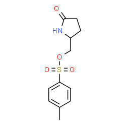 ChemSpider 2D Image | (5-Oxo-2-pyrrolidinyl)methyl 4-methylbenzenesulfonate | C12H15NO4S