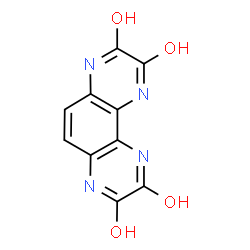 ChemSpider 2D Image | 1,4,7,10-Tetrahydropyrazino[2,3-f]quinoxaline-2,3,8,9-tetrone | C10H6N4O4
