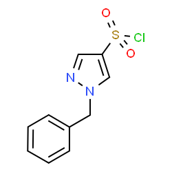 ChemSpider 2D Image | 1-Benzyl-1H-pyrazole-4-sulfonyl chloride | C10H9ClN2O2S