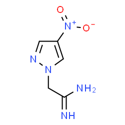 ChemSpider 2D Image | 2-(4-Nitro-1H-pyrazol-1-yl)ethanimidamide | C5H7N5O2