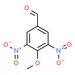 ChemSpider 2D Image | 4-Methoxy-3,5-dinitrobenzaldehyde | C8H6N2O6