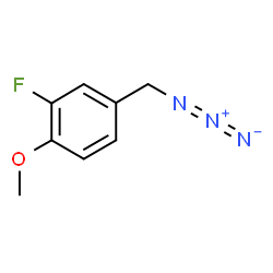 ChemSpider 2D Image | 4-(Azidomethyl)-2-fluoro-1-methoxybenzene | C8H8FN3O