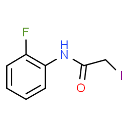 ChemSpider 2D Image | N-(2-Fluorophenyl)-2-iodoacetamide | C8H7FINO