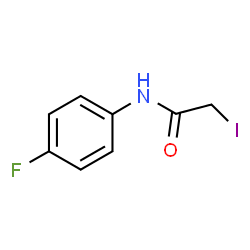 ChemSpider 2D Image | N-(4-Fluorophenyl)-2-iodoacetamide | C8H7FINO