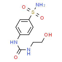 ChemSpider 2D Image | 4-{[(2-Hydroxyethyl)carbamoyl]amino}benzenesulfonamide | C9H13N3O4S