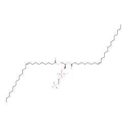 ChemSpider 2D Image | (2R)-2,3-Bis[(9Z)-9-tricosenoyloxy]propyl 2-(trimethylammonio)ethyl phosphate | C54H104NO8P