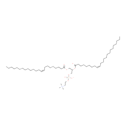 ChemSpider 2D Image | 2,3-Bis[(9Z)-9-tricosenoyloxy]propyl 2-(trimethylammonio)ethyl phosphate | C54H104NO8P