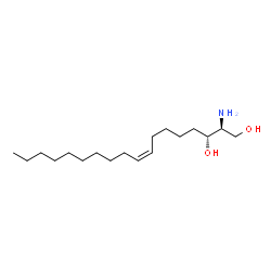 ChemSpider 2D Image | (2S,3R,8Z)-2-Amino-8-octadecene-1,3-diol | C18H37NO2