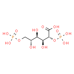 ChemSpider 2D Image | 2,6-Di-O-phosphono-D-gluconic acid | C6H14O13P2