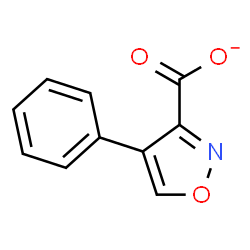 ChemSpider 2D Image | 4-Phenyl-1,2-oxazole-3-carboxylate | C10H6NO3