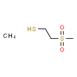 ChemSpider 2D Image | 2-(Methylsulfonyl)ethanethiol - methane (1:1) | C4H12O2S2
