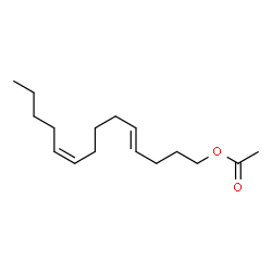 ChemSpider 2D Image | (4E,9Z)-4,9-Tetradecadien-1-yl acetate | C16H28O2