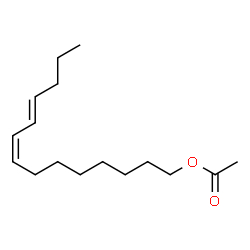 ChemSpider 2D Image | (8Z,10E)-8,10-Tetradecadien-1-yl acetate | C16H28O2