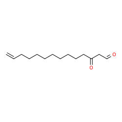 ChemSpider 2D Image | 3-Oxo-13-tetradecenal | C14H24O2