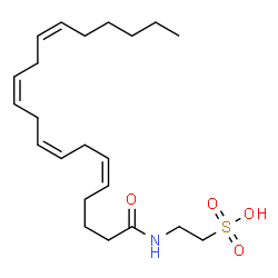 ChemSpider 2D Image | N-arachidonoyltaurine | C22H37NO4S