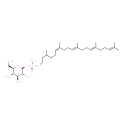 ChemSpider 2D Image | dolichyl beta-D-glucosyl phosphate | C31H55O9P