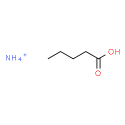 ChemSpider 2D Image | Pentanoic acid, ammonium salt (1:1) | C5H14NO2