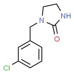 ChemSpider 2D Image | 1-(3-Chlorobenzyl)-2-imidazolidinone | C10H11ClN2O
