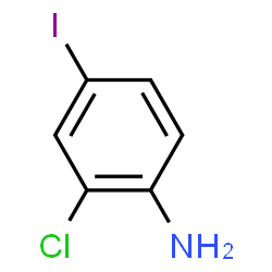 ChemSpider 2D Image | 2-Chloro-4-iodoaniline | C6H5ClIN