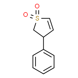 ChemSpider 2D Image | 3-Phenyl-2,3-dihydrothiophene 1,1-dioxide | C10H10O2S