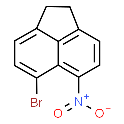 ChemSpider 2D Image | 5-Bromo-1,2-dihydro-6-nitroacenaphthylene | C12H8BrNO2