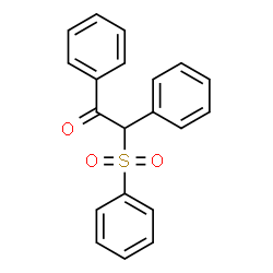 ChemSpider 2D Image | 1,2-Diphenyl-2-(phenylsulfonyl)ethanone | C20H16O3S