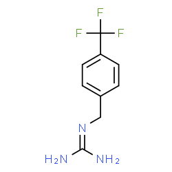 ChemSpider 2D Image | 2-[4-(Trifluoromethyl)benzyl]guanidine | C9H10F3N3