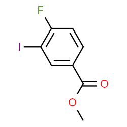 ChemSpider 2D Image | Methyl 3-iodo-4-fluorobenzoate | C8H6FIO2
