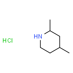 ChemSpider 2D Image | 2,4-dimethylpiperidine hydrochloride | C7H16ClN