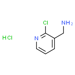 ChemSpider 2D Image | 1-(2-CHLOROPYRIDIN-3-YL)METHANAMINE HYDROCHLORIDE | C6H8Cl2N2